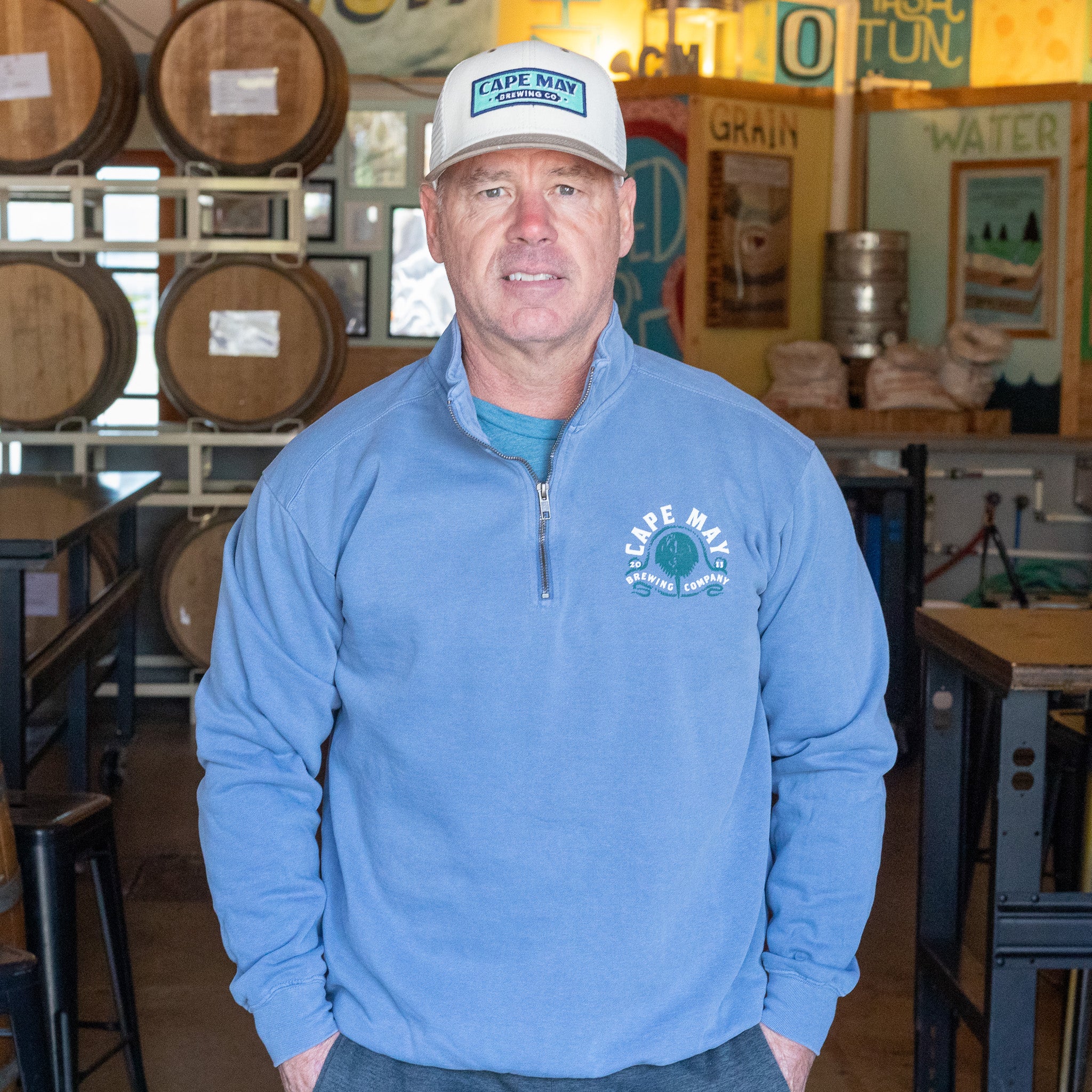 Horseshoe Crab QZip Blue Cape May Brewing Company