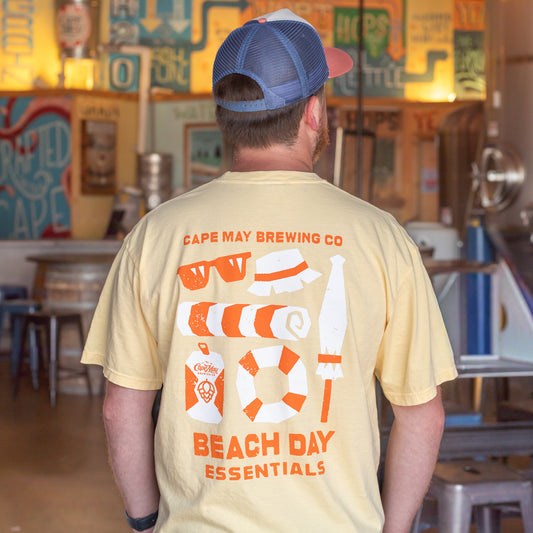 Beach Day Essentials Pocket Tee