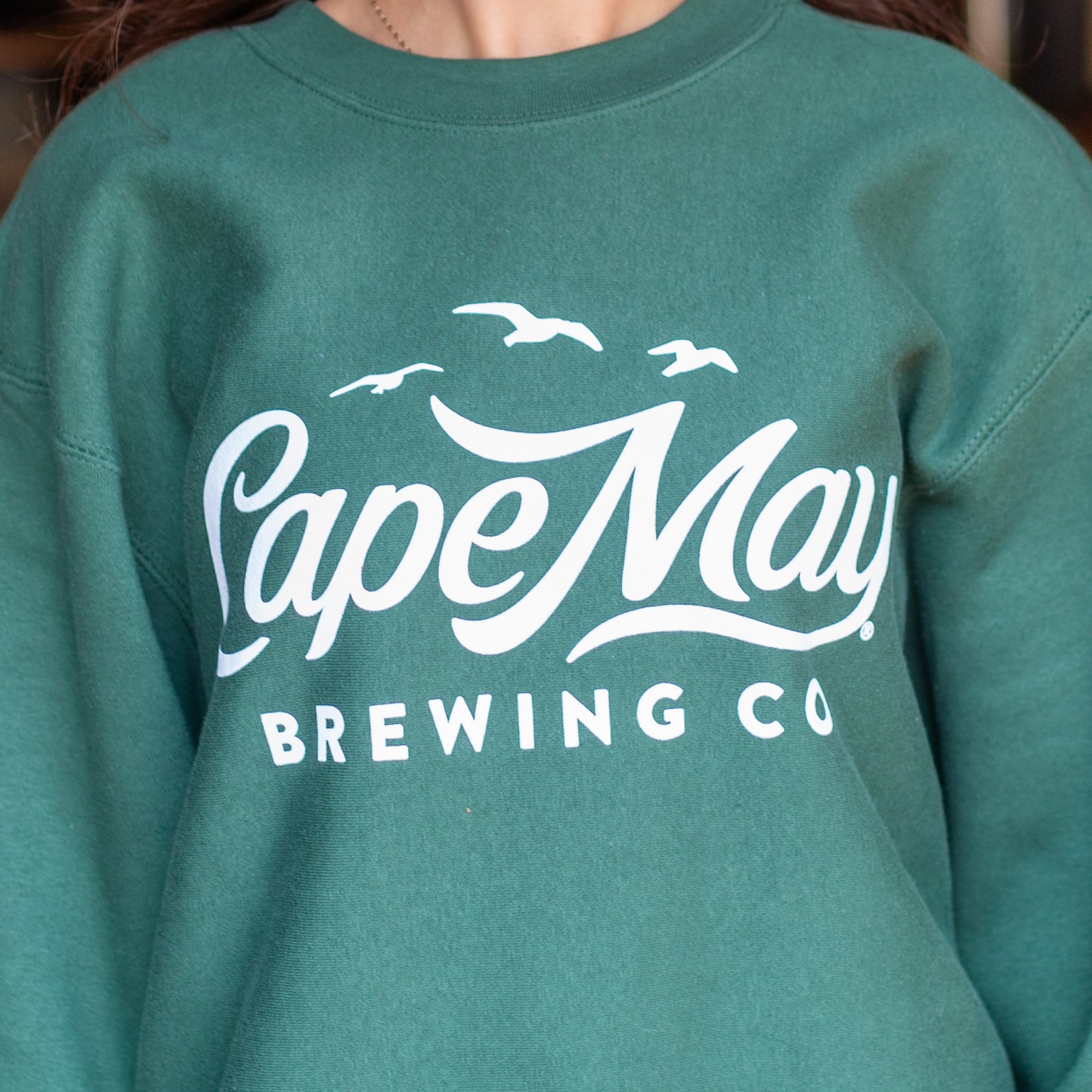 Green Cape May Crewneck