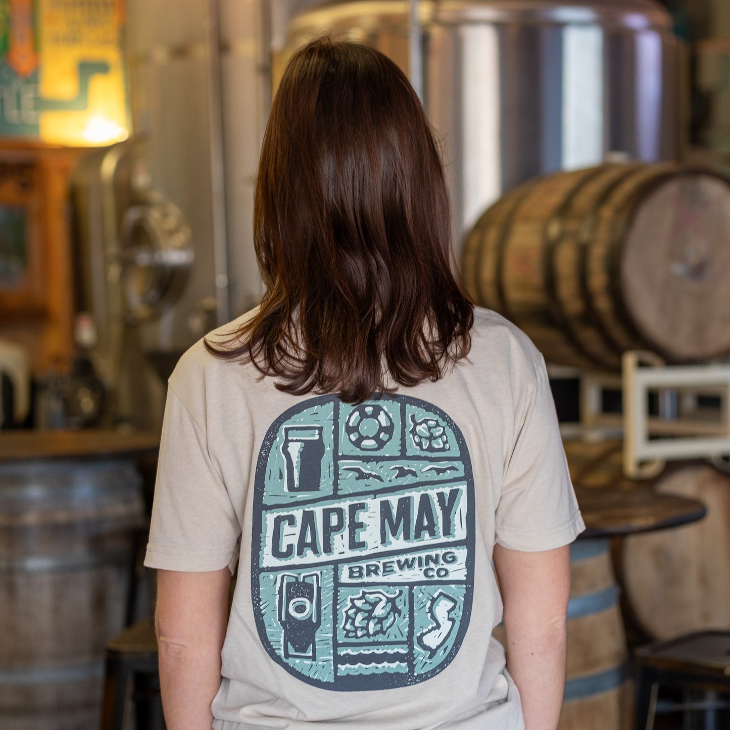 Woodcut Collage Tee