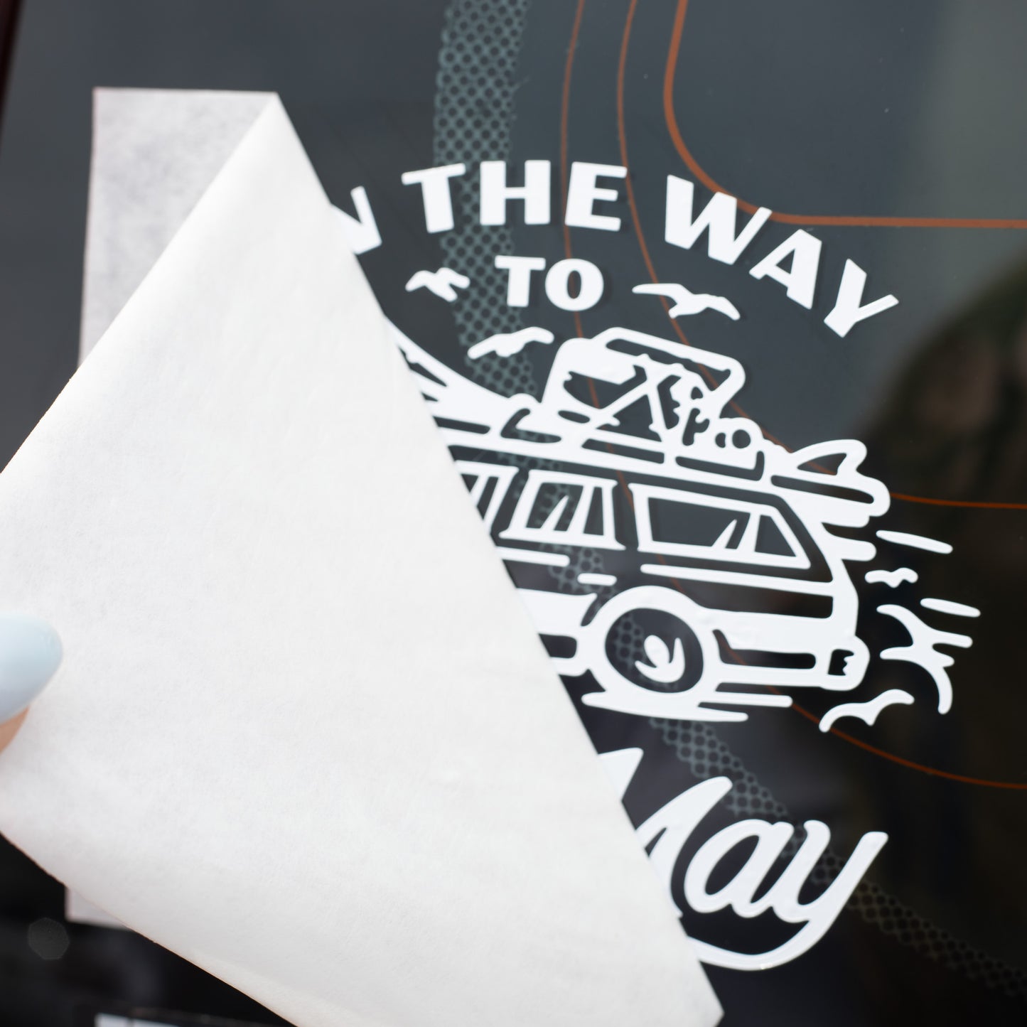 On The Way Car Decal