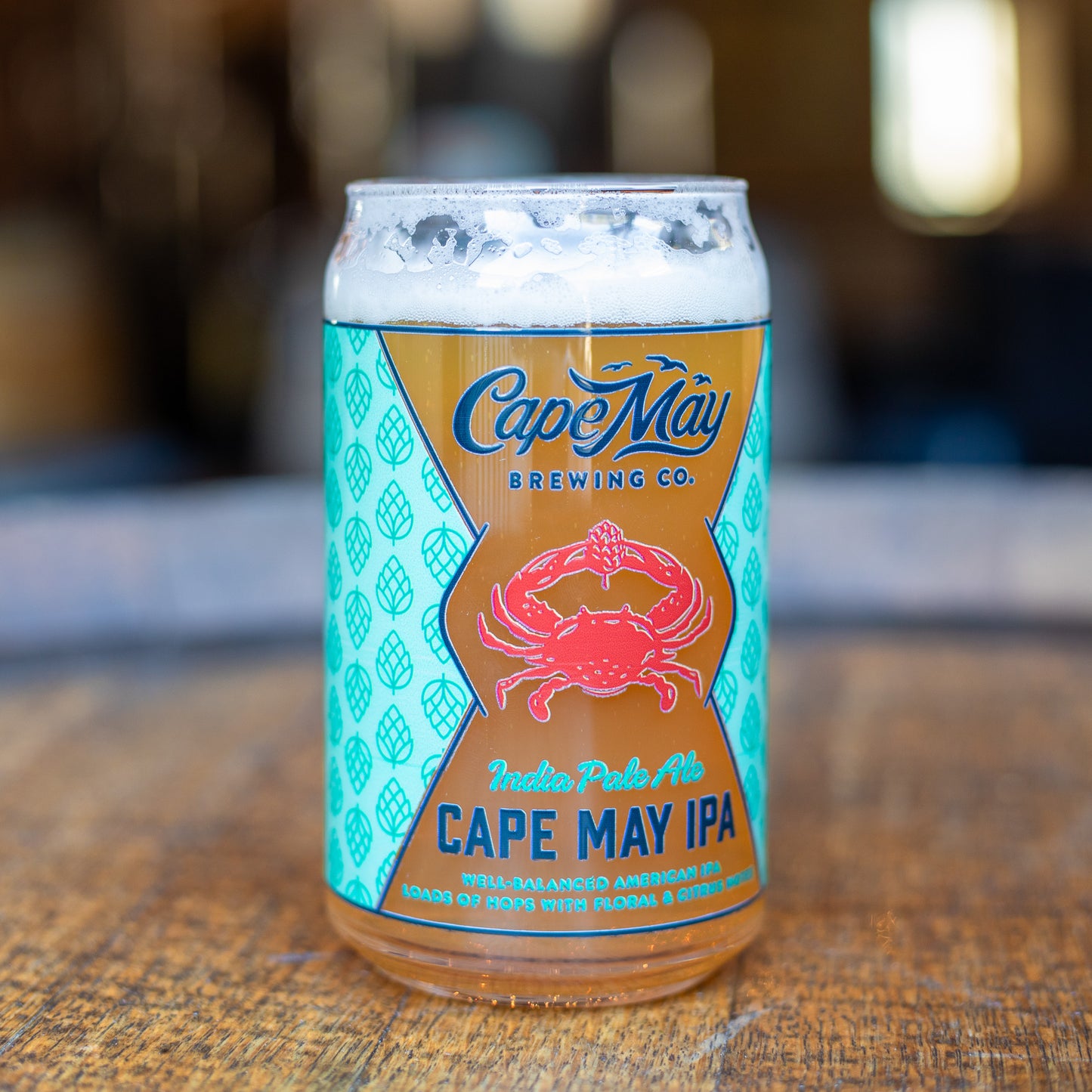 Cape May IPA Can Glass