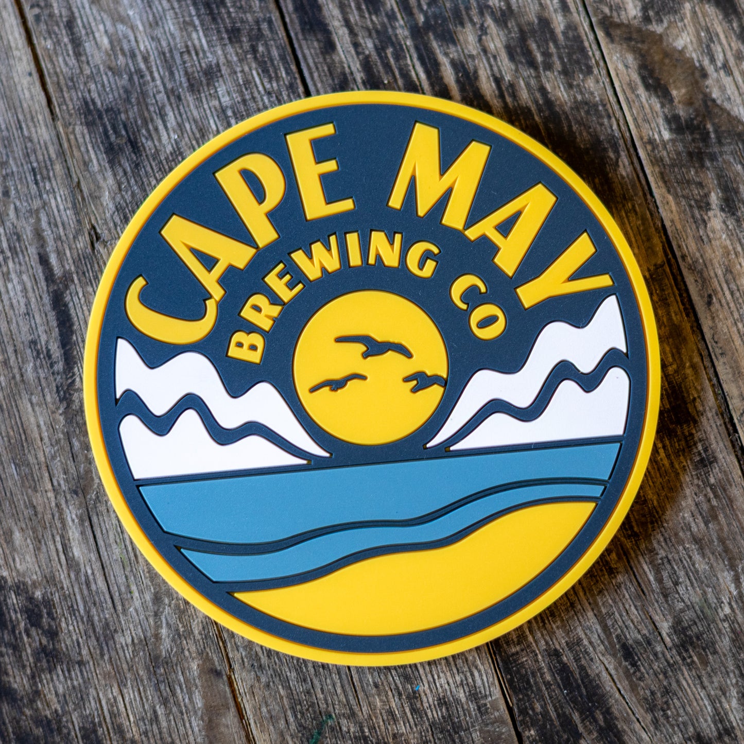 Hazy Horizon PVC Coaster
