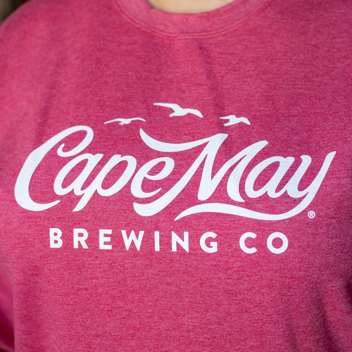Scarlet Red Cape May Crewneck