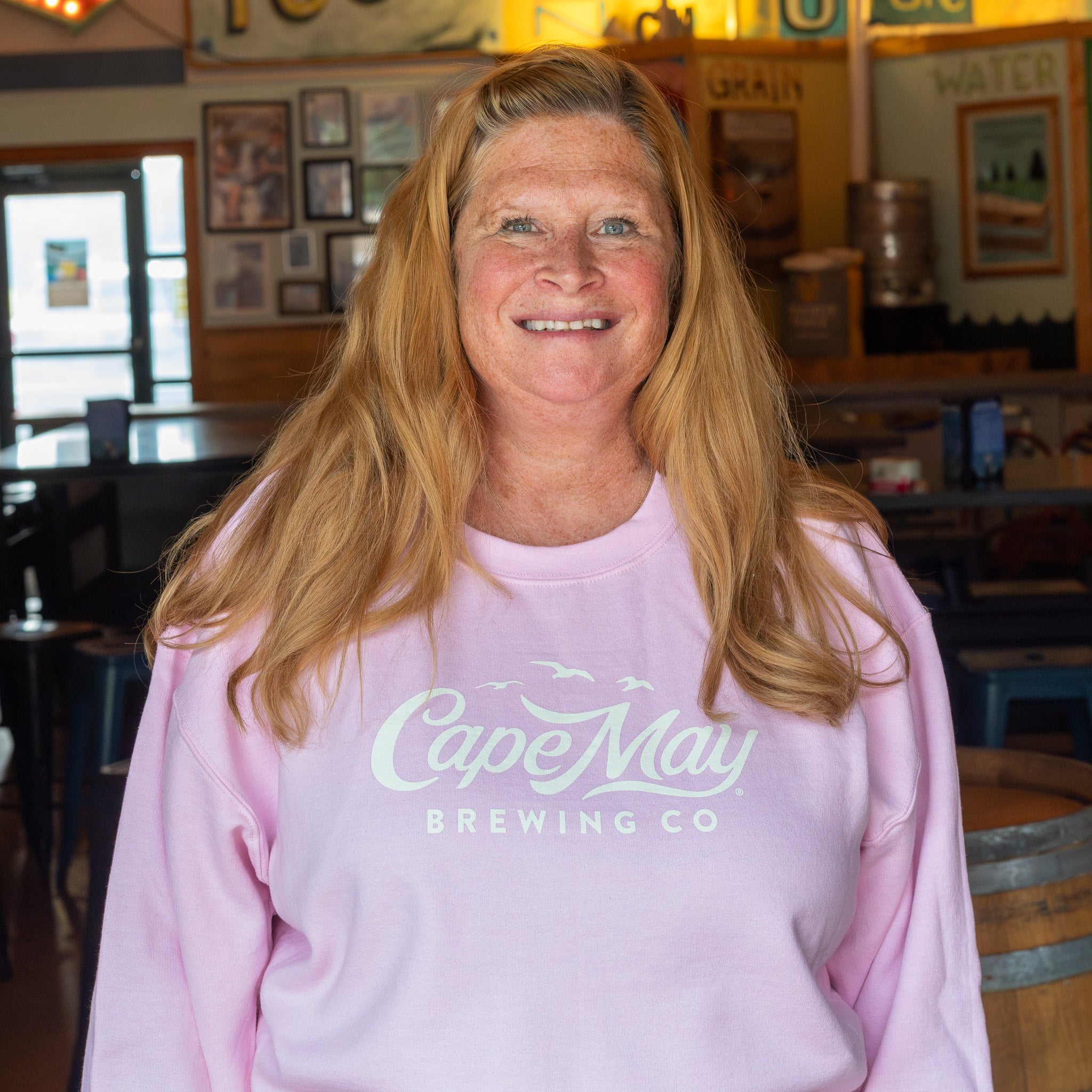 Pink Cape May Crewneck – Cape May Brewing Company