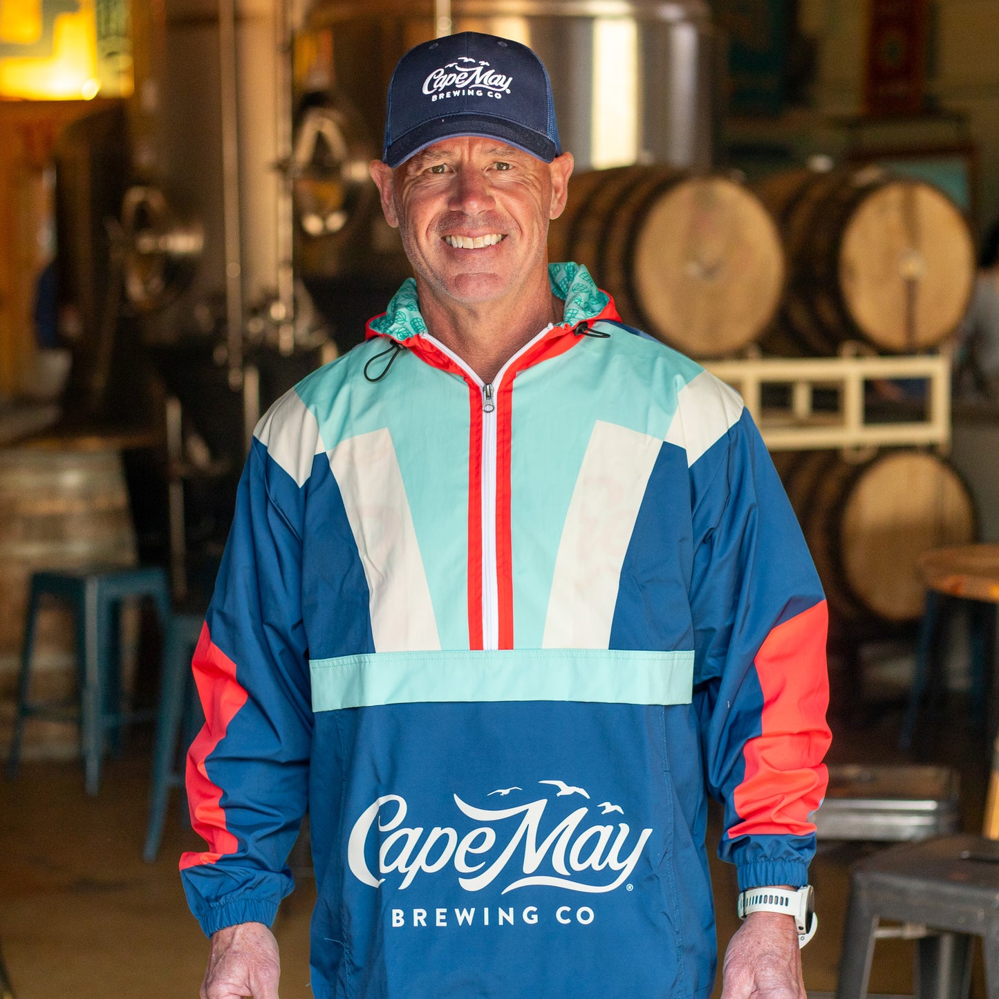 Retro Crab Windbreaker