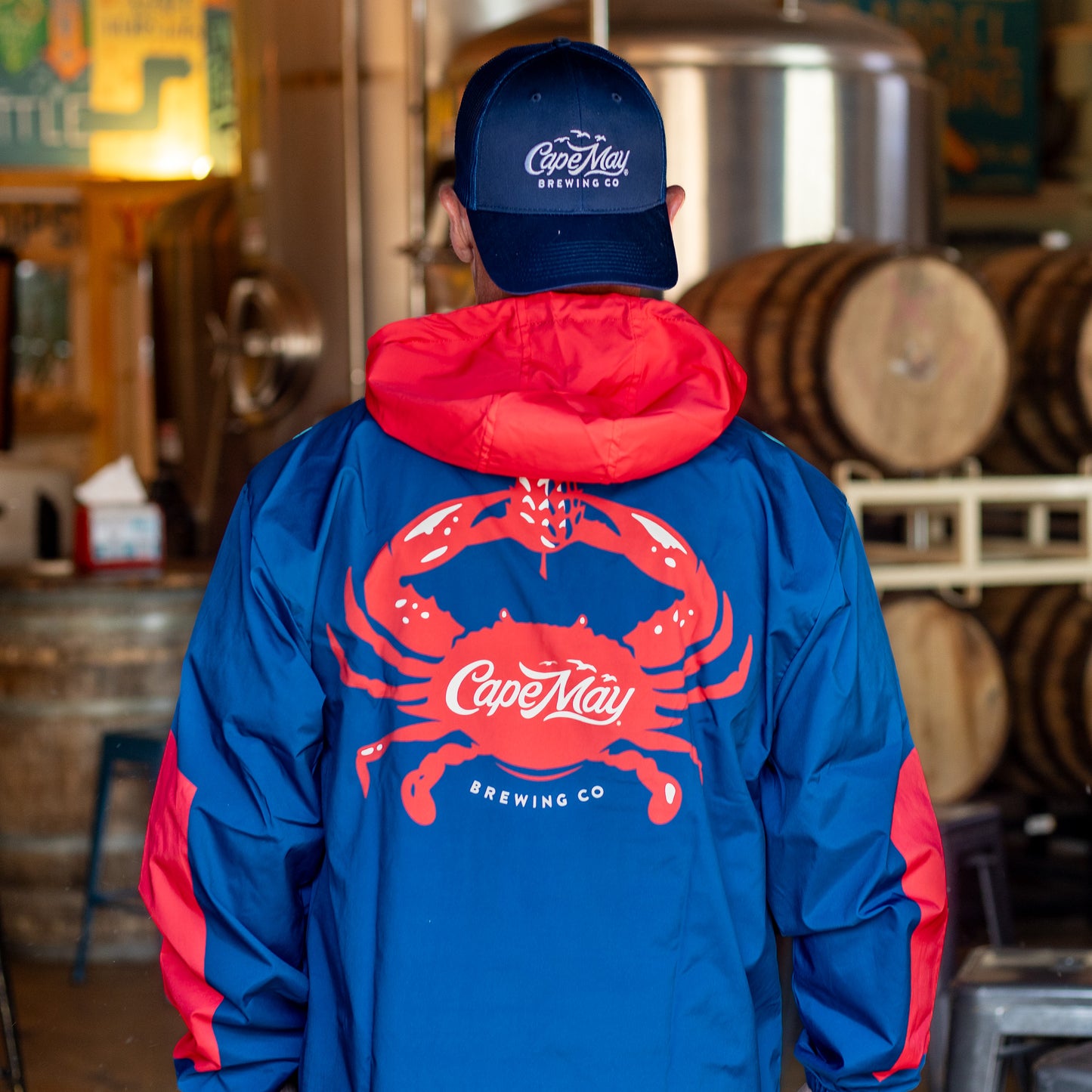 Retro Crab Windbreaker