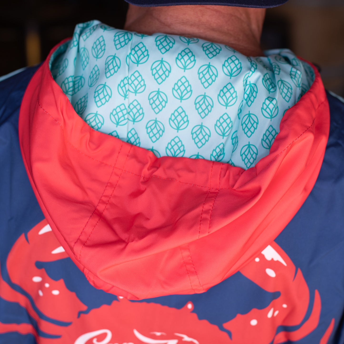 Retro Crab Windbreaker