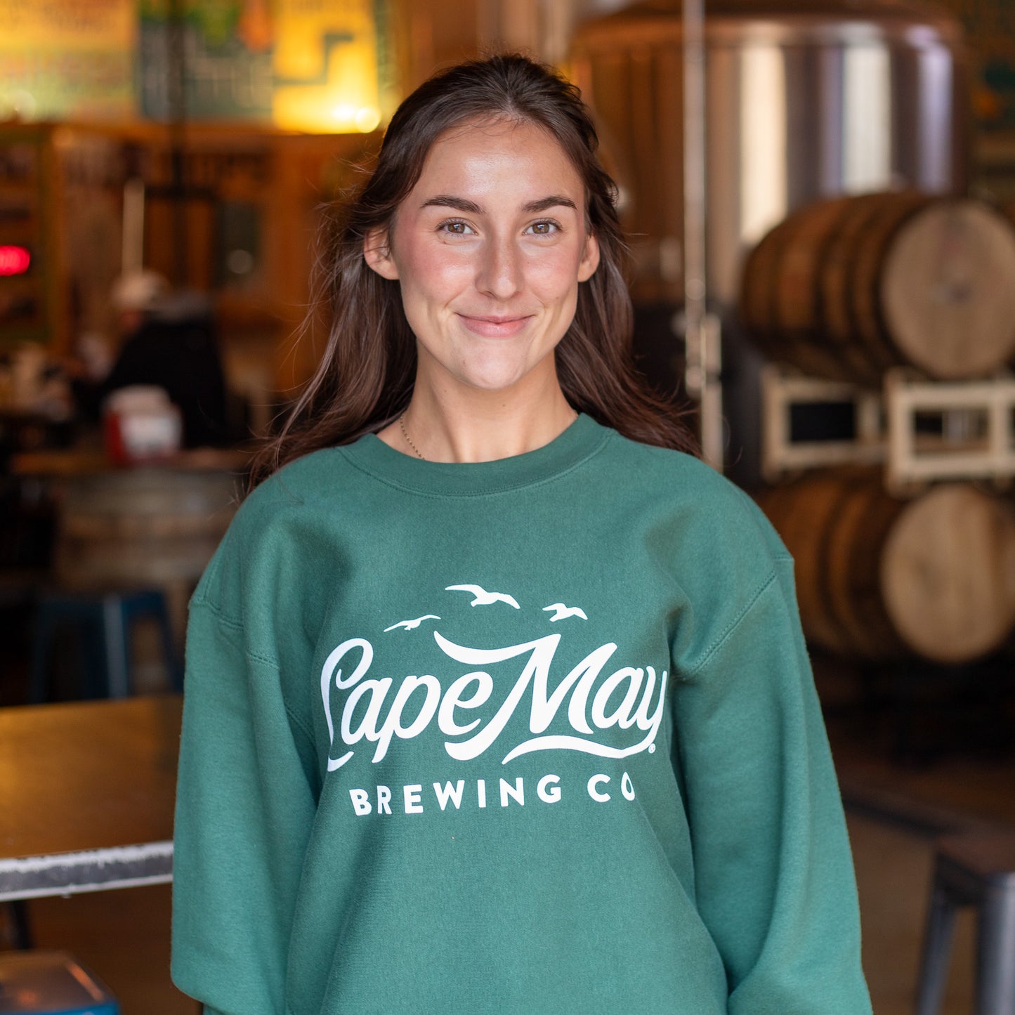 Green Cape May Crewneck