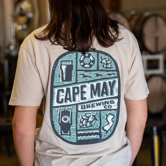 Woodcut Collage Tee