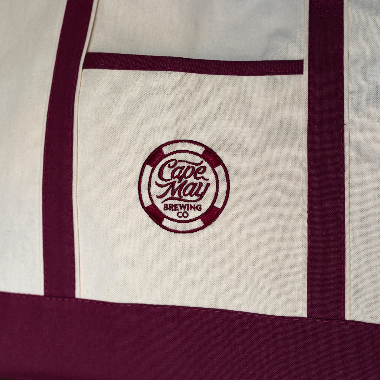 Beach Day Canvas Tote