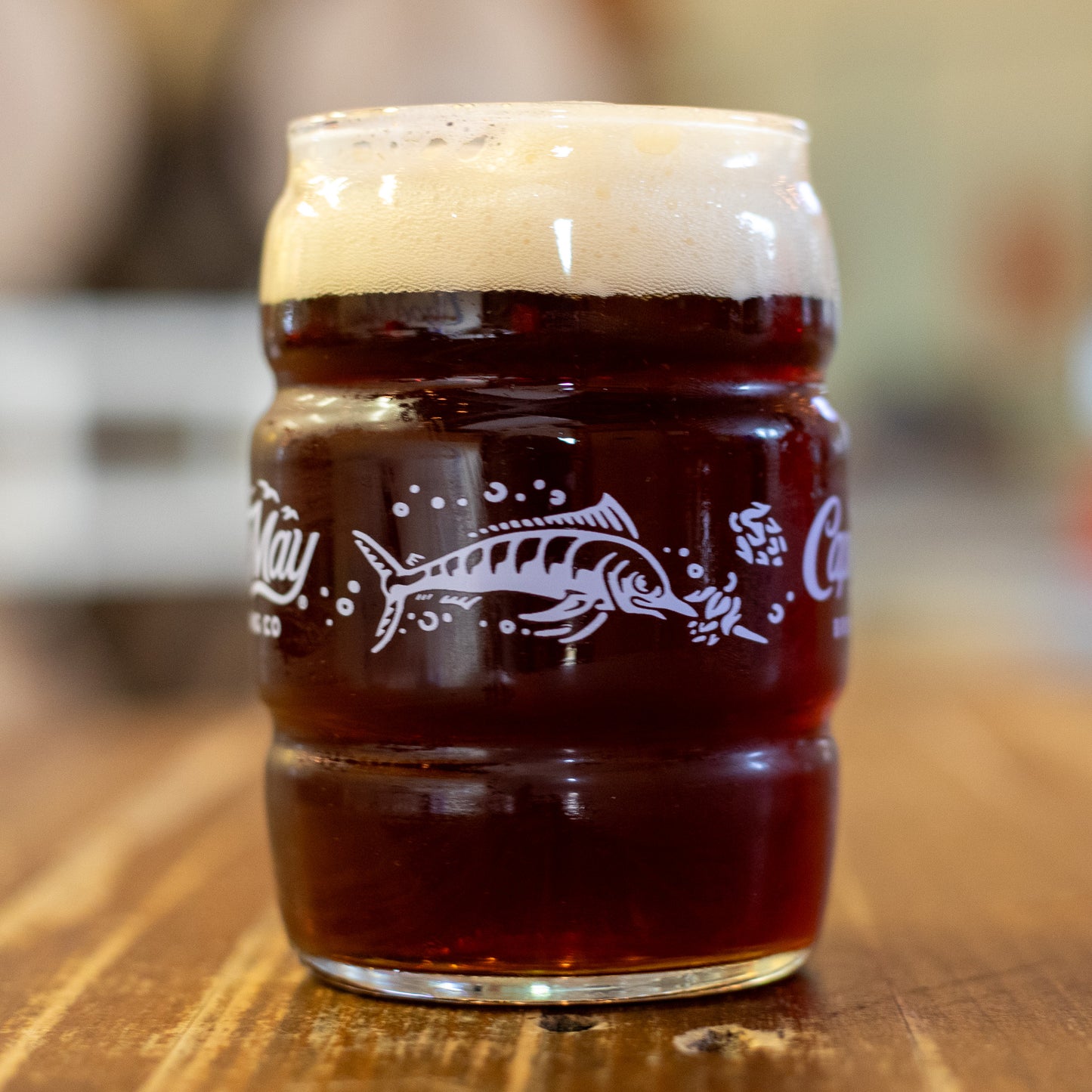 Prize Catch Barrel Glass