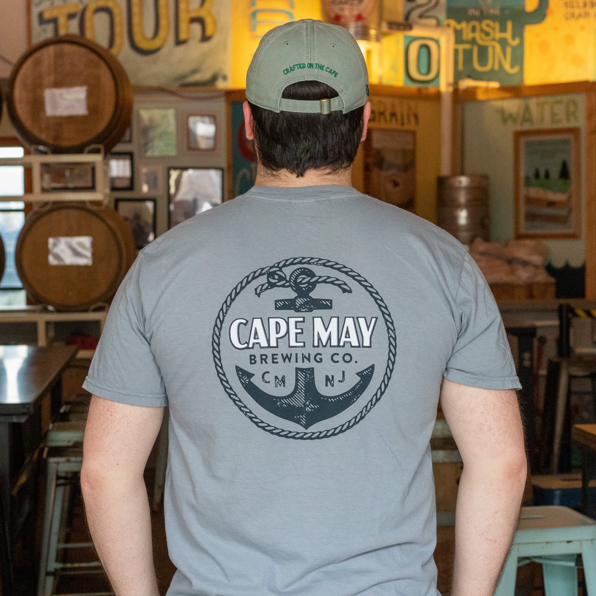 Anchored On The Cape Tee Cape May Brewing Company