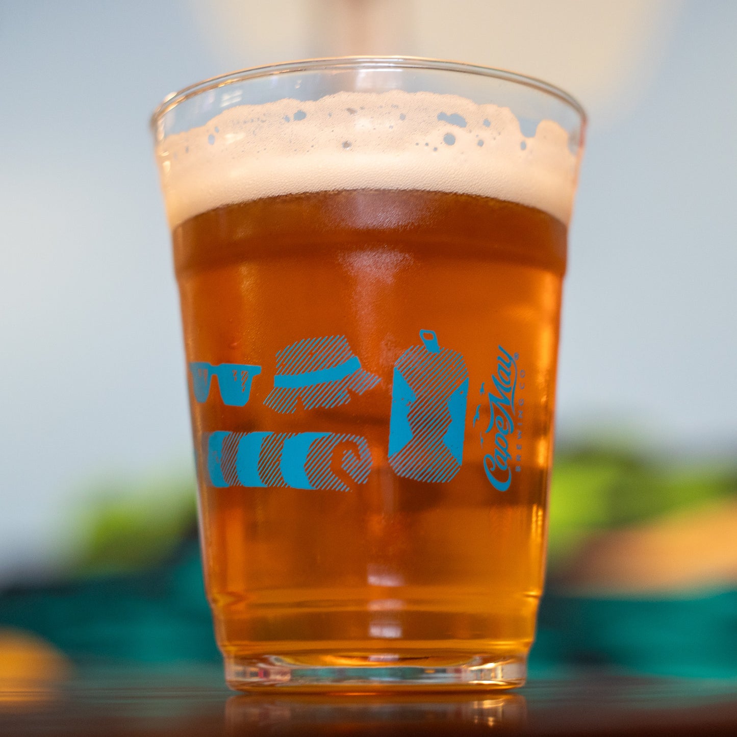 Beach Day Essentials Party Glass