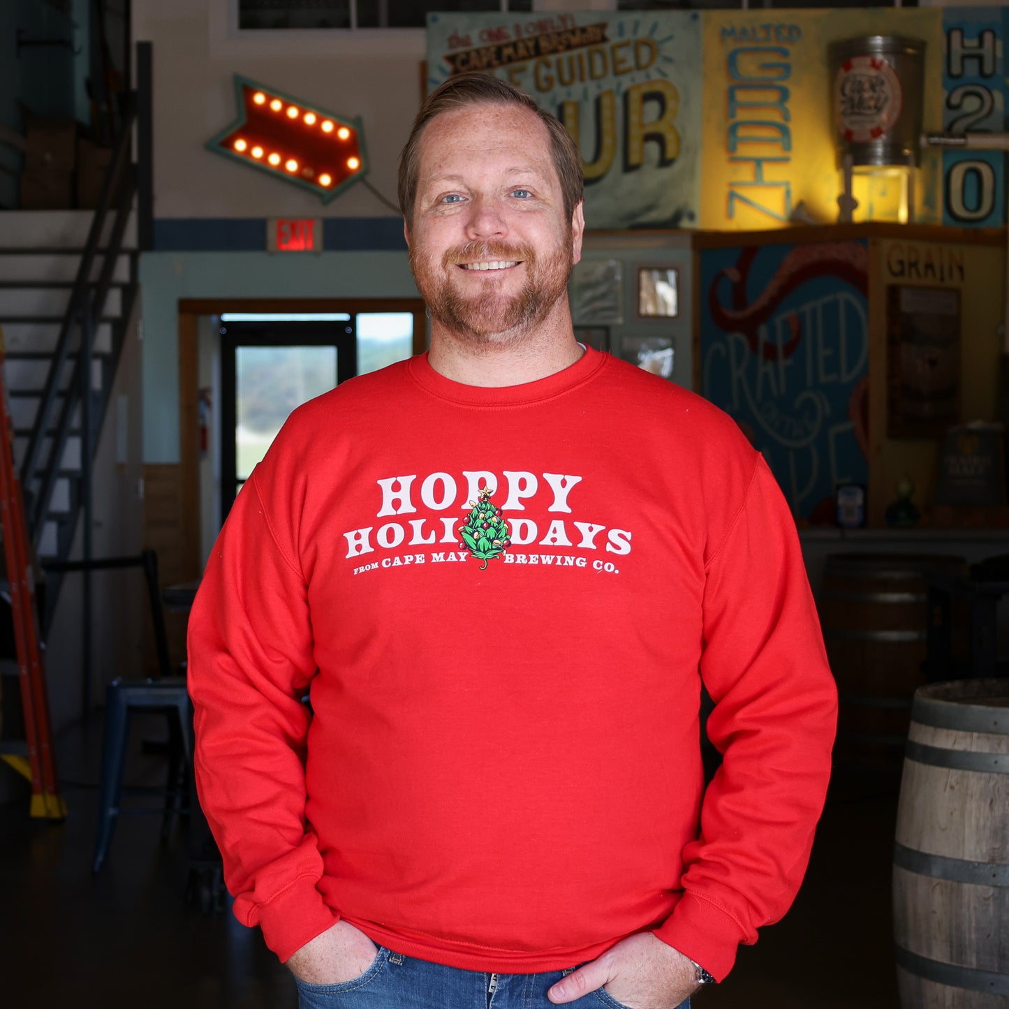 Hoppy Holidays Crewneck