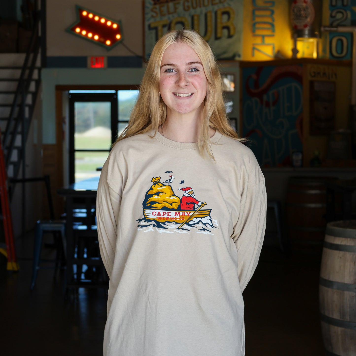 Santa Boat Long Sleeve