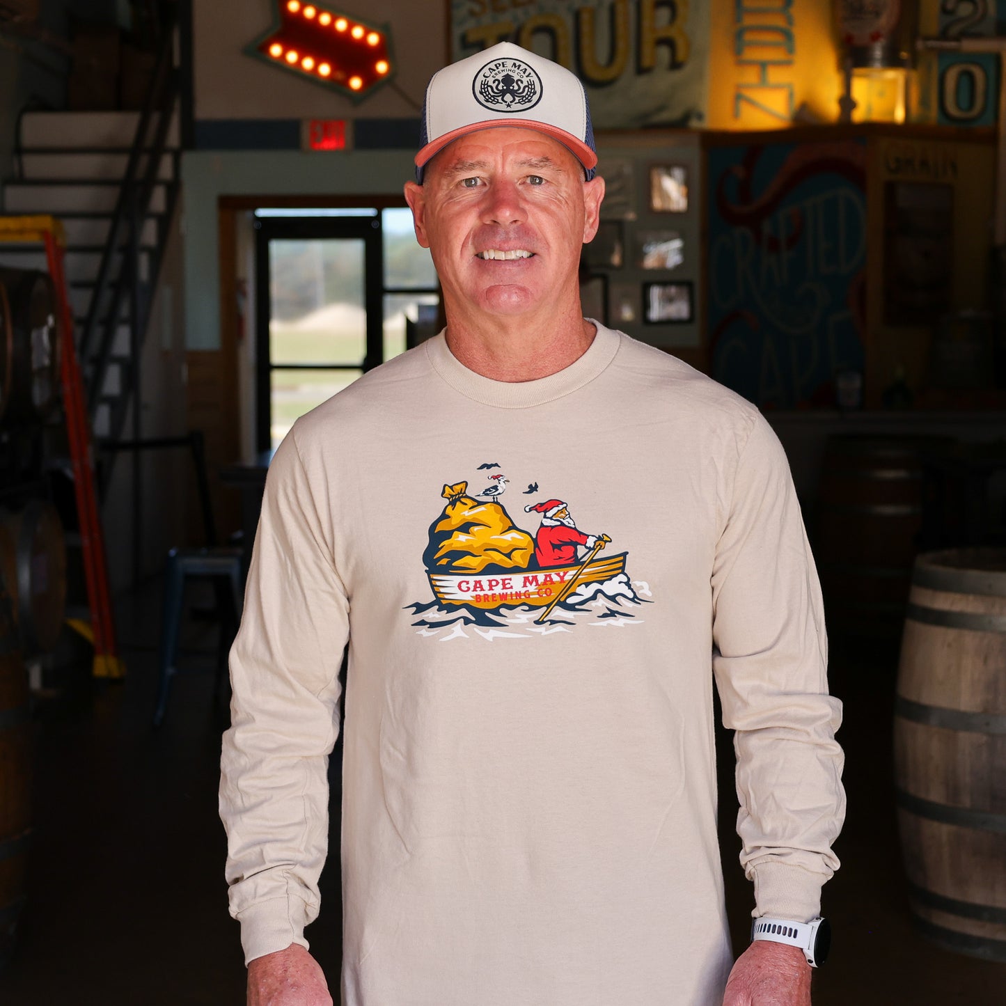 Santa Boat Long Sleeve