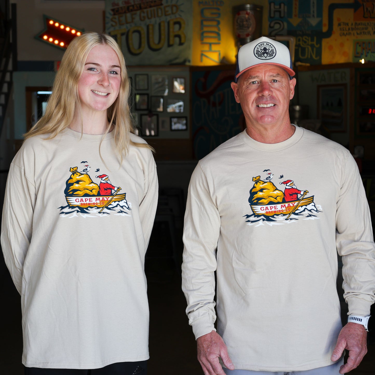 Santa Boat Long Sleeve