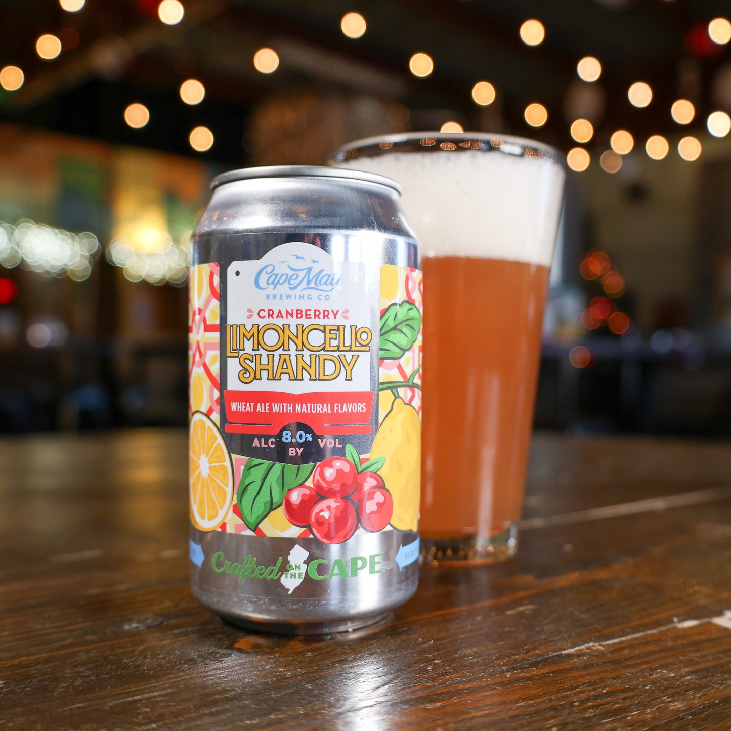 Cranberry Limoncello Shandy