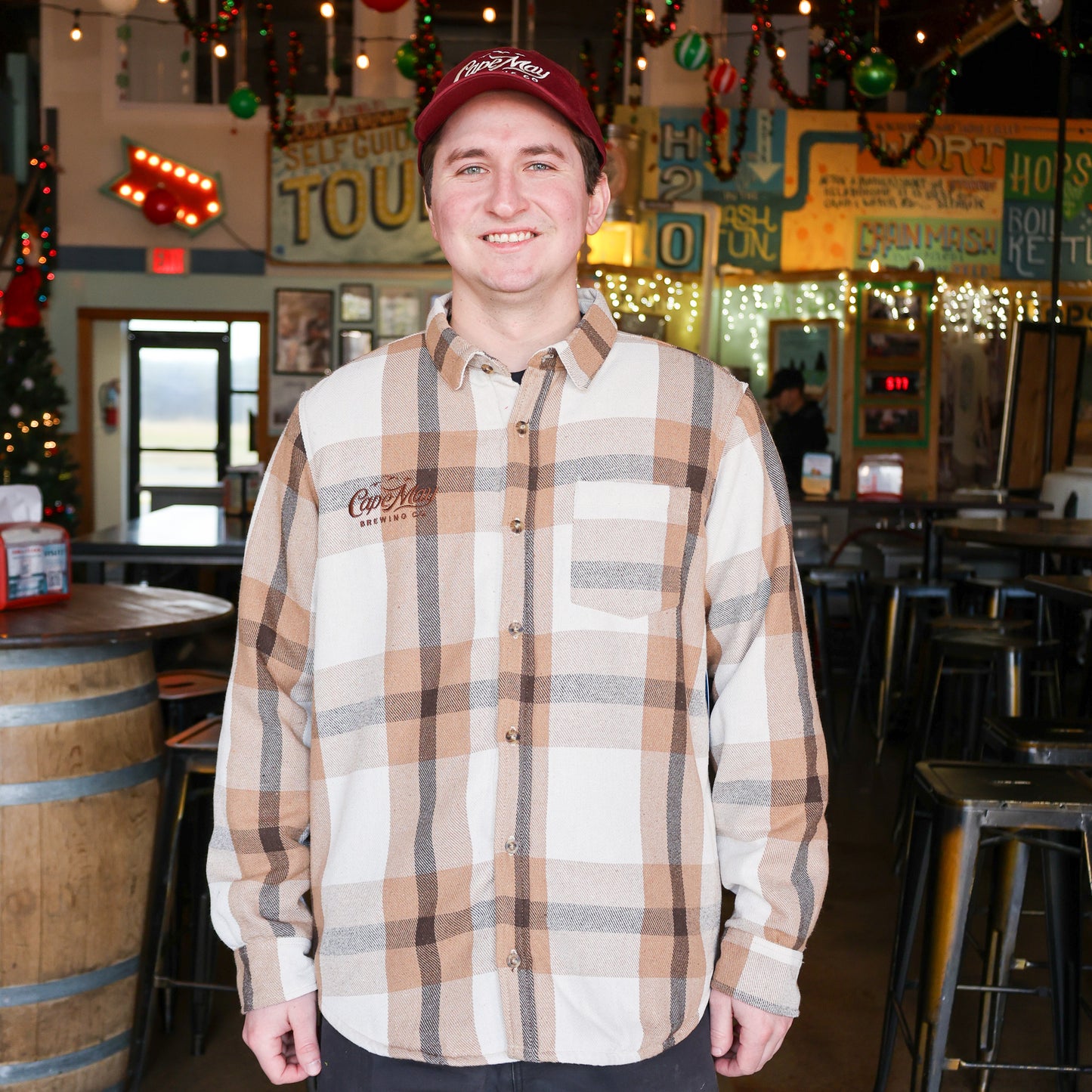 Driftwood Khaki Sherpa Flannel