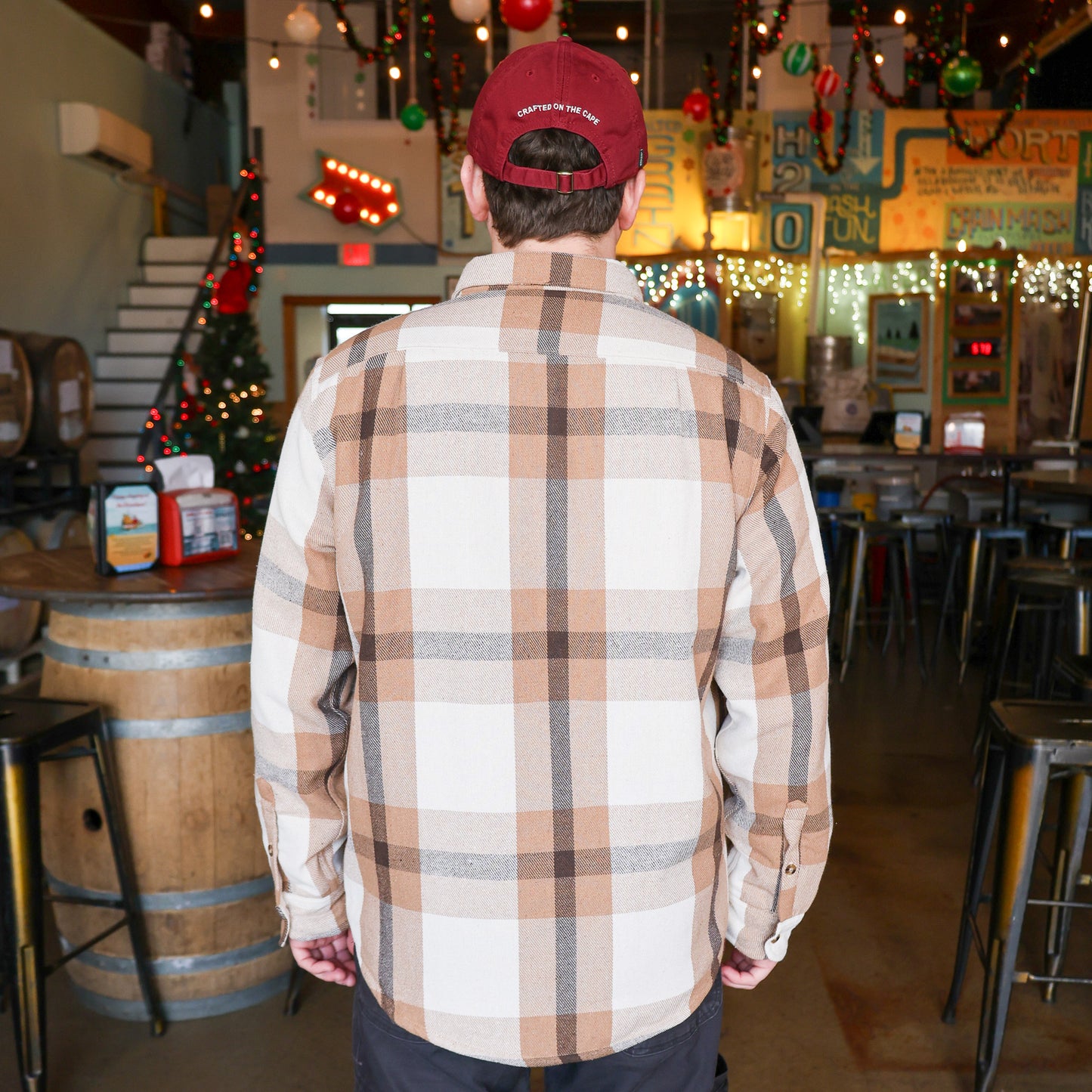 Driftwood Khaki Sherpa Flannel