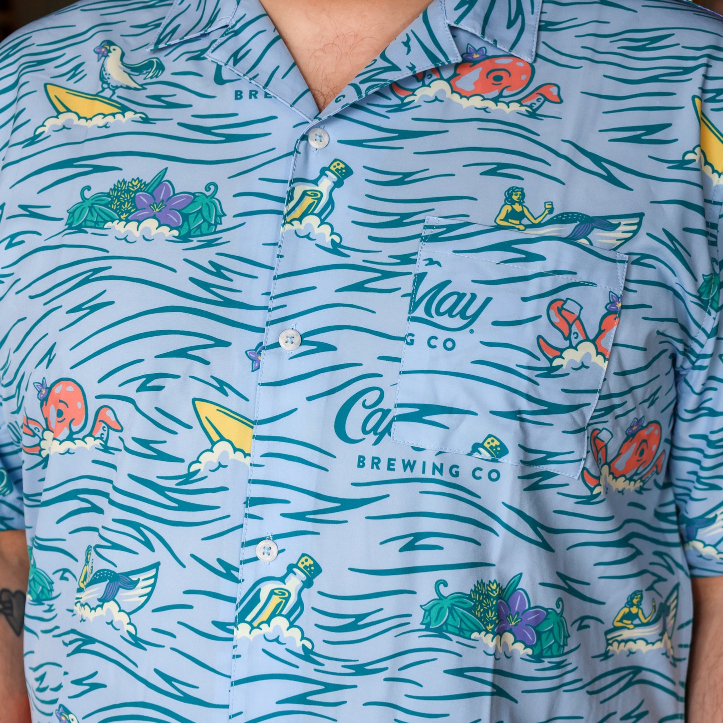 Beach Day Button Down