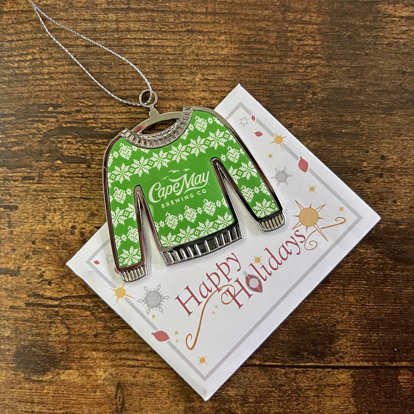 Ugly Sweater Christmas Ornament