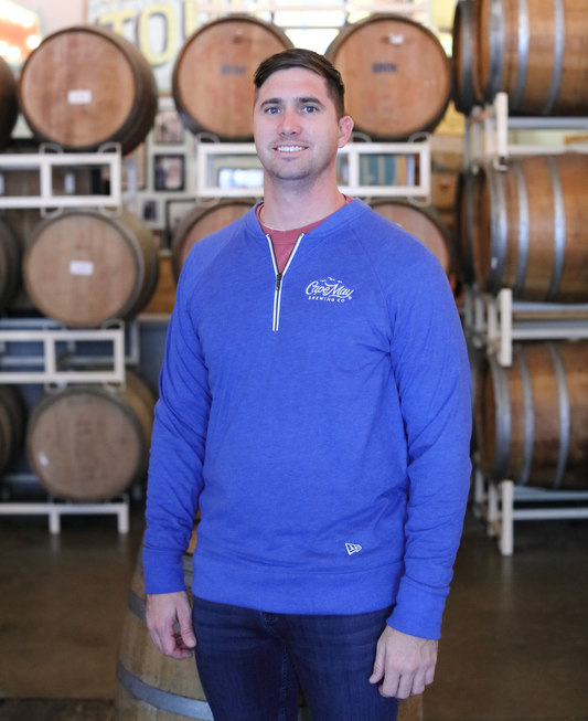 CMBC New Era Quarter-Zip Blue